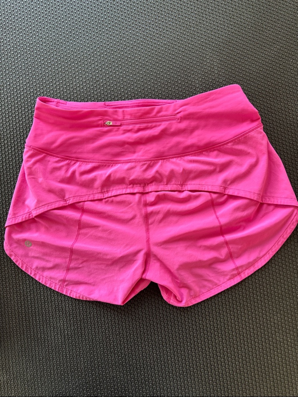 lululemon Speed Up Bright Pink Shorts 4” - Picture 2 of 4